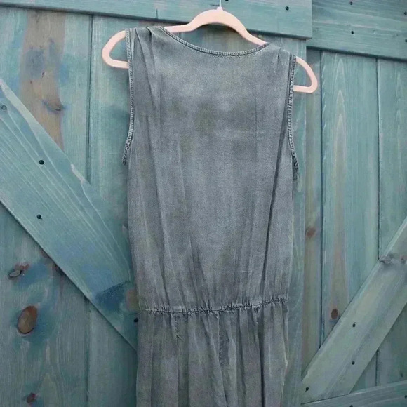 Gray Jumpsuit Velvet Heart Athena Tencel Size Small - Picture 7 of 7